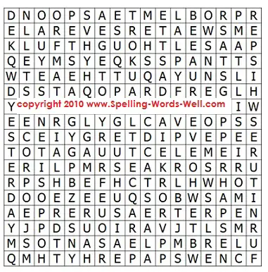 Crossword Puzzles Print on Free Spelling Worksheet Word Search Puzzle