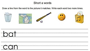 First Grade Phonics Worksheets