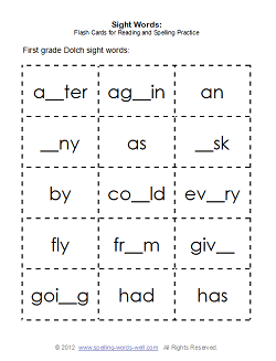 grade worksheets for Ideas word Sight Practice sight printable Grade Words First 1st
