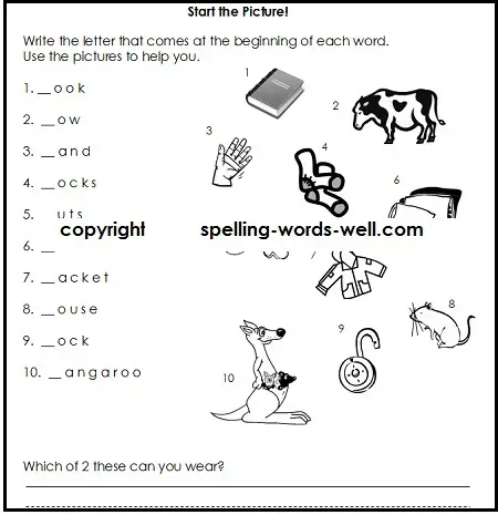 Helping kids spelling homework