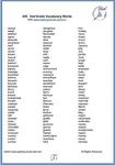 200 2nd grade vocabulary words-pg 1  250 px