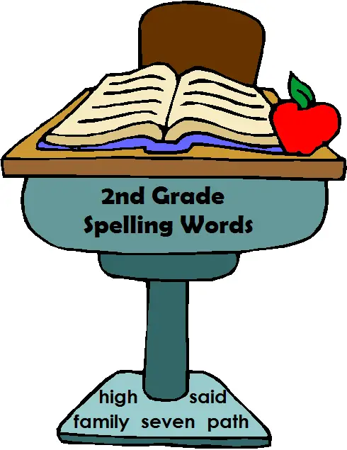 2nd grade spelling desk for Second Grade Spelling Words