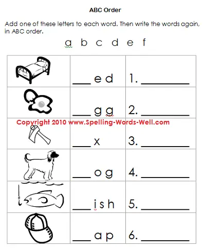 Kindergarten Phonics Worksheets