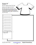 AnyWord Writing Prompts sample page