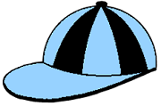 blue and black baseball cap