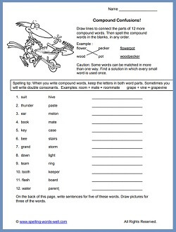 Free Fourth Grade Worksheets for Language Practice