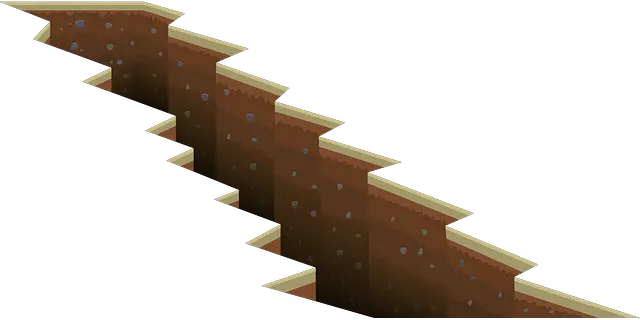 chasm in earth's surface
