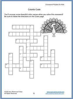 Crosswords for Kids, page 52