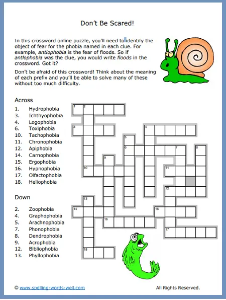 Puzzles word clues for crossword Hard Puzzle