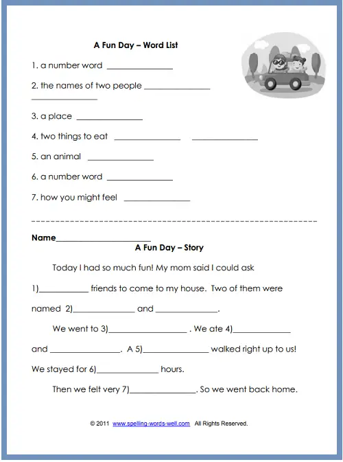 1st grade reading worksheet: My New Job
