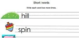 First Grade Phonics Worksheets