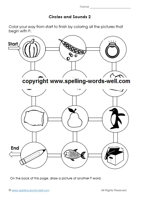 Free printable worksheets for preschoolers from www.spelling-words-well.com