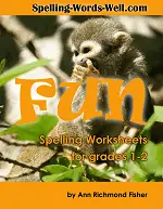Fun Spelling worksheets - flat cover 150 px