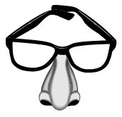 glasses and big nose