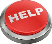 Red help button from our Word Scramble Help page at www.spelling-words-well.com