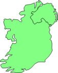 Ireland map, from our Ireland Word Search Puzzle