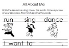 Literacy worksheets from www.spelling-words-well.com