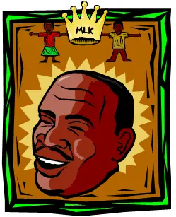 Martin Luther King Jr, from our MLK, Jr. Word Search puzzle on www.word-game-world.com