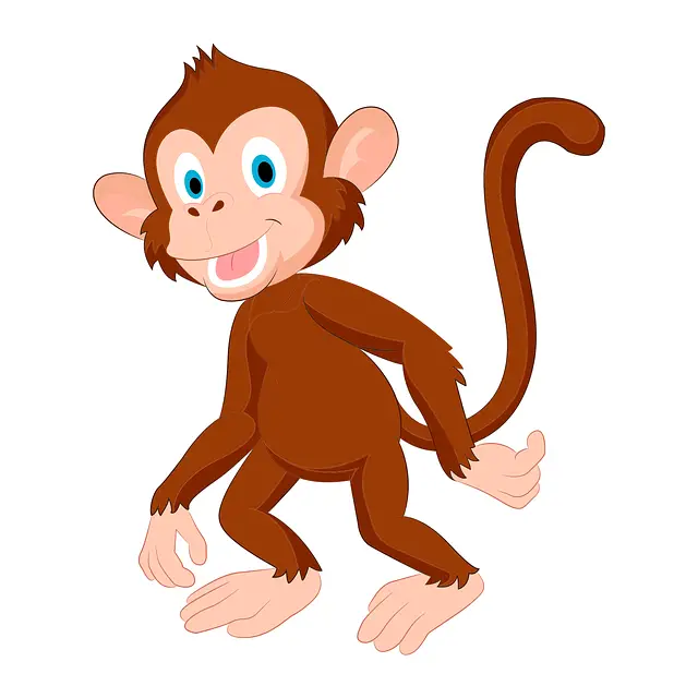 Monkey cartoon