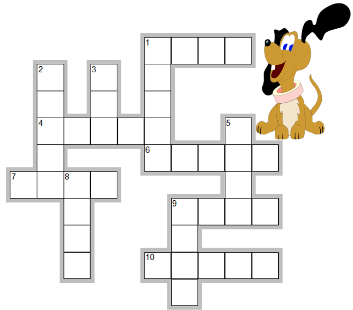 sight words crossword puzzle