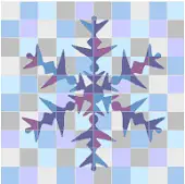 Big snowflake from "Snowy Situation" a 5th grade vocabulary worksheet