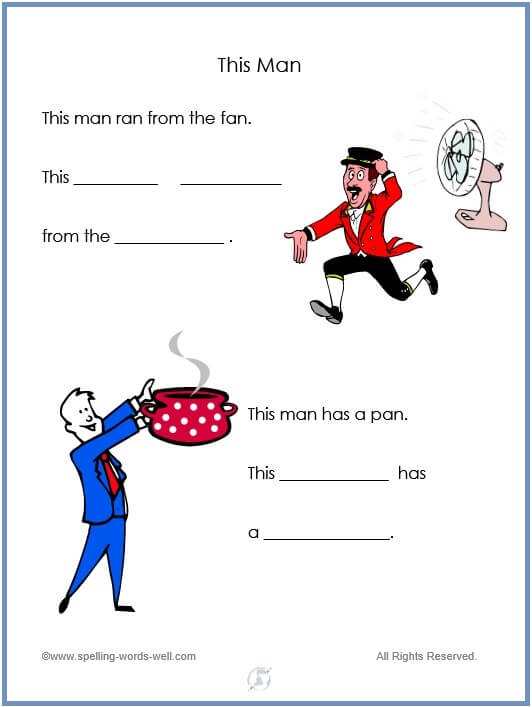 In Word Family Worksheet Worksheets