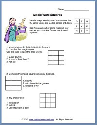 Word Brain Teasers - Magic Word Squares 1