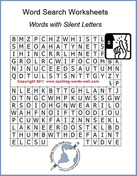 Word Search Worksheets - PIN