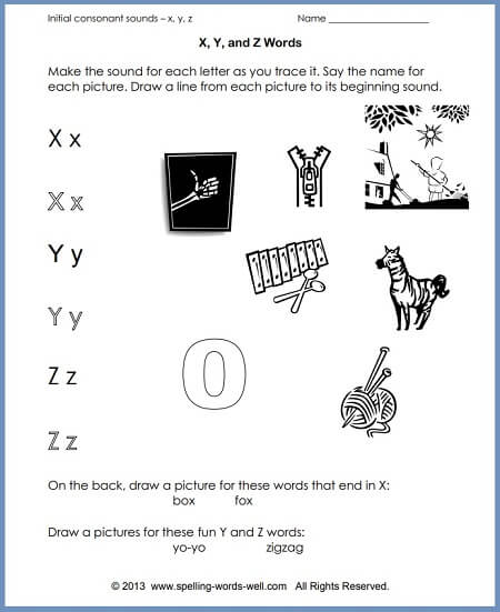 Free Printable Phonics Worksheets For Beginning Consonant Sounds